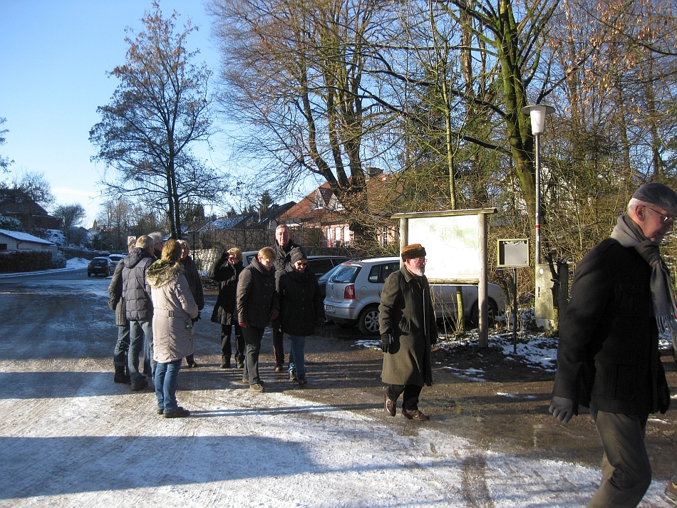 Zwischenstopp an der Wassertretstelle Freden